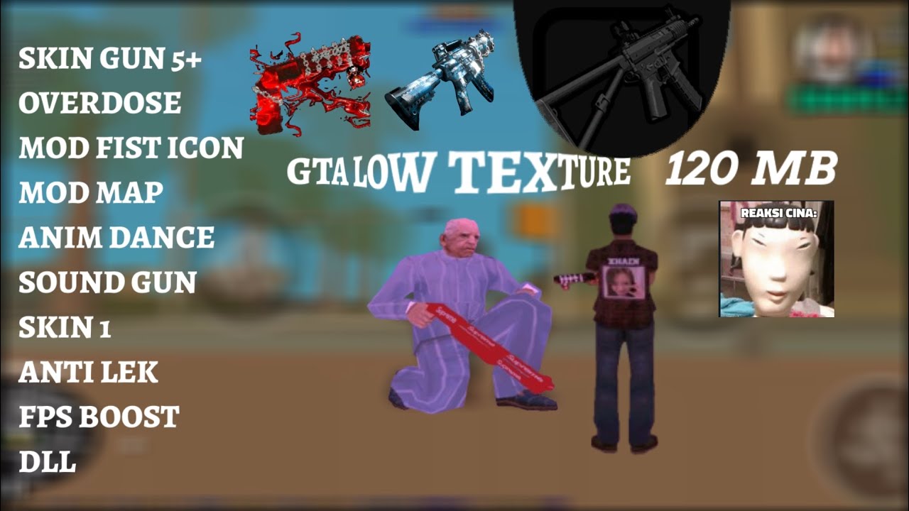 [SHARE] MODPACK LOW TEXTURE HANYA 120 MB😋 COCOK BUAT SOTOT DAN RP | GTA ...