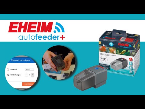 Автоматична годівниця Eheim autofeeder+ WiFi 3583220 для акваріума з керуванням зі смартфона, видео 1