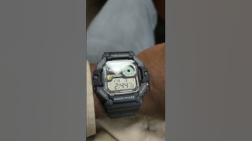 #casio #moonphase WS-1700H -1av . good time #piece , very subtle design . and features are top .