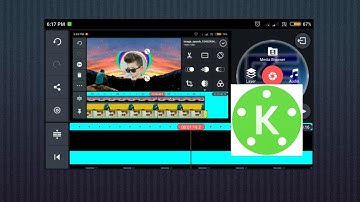 Kine Master tutorial youtube music visualizer
