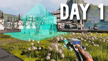StarRupture - DAY 1 SURVIVAL - New Open-World Factory Base Builder