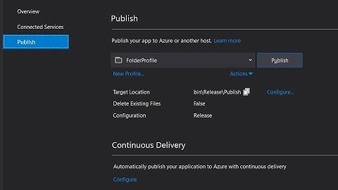 Ders 30 Projeyi Publish Etme | Aspnet Mvc