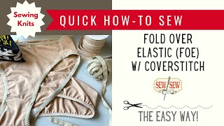 Download Lagu How To Sew Fold Over Elastic (FOE) with a Cover Stitch Machine MP3