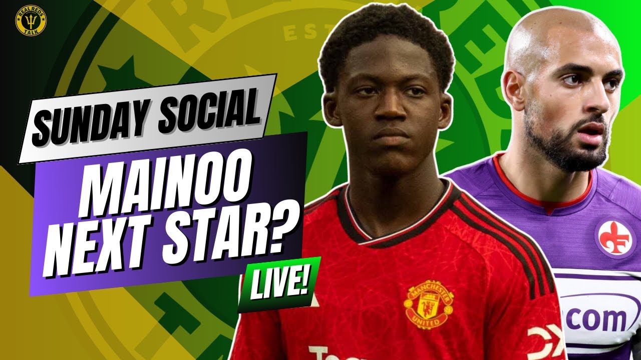 KOBBIE MAINOO NEXT ACADEMY STAR?  | SUNDAY SOCIAL PLUS MANCHESTER UNITED 2-0 ARSENAL REVIEW! LIVE!