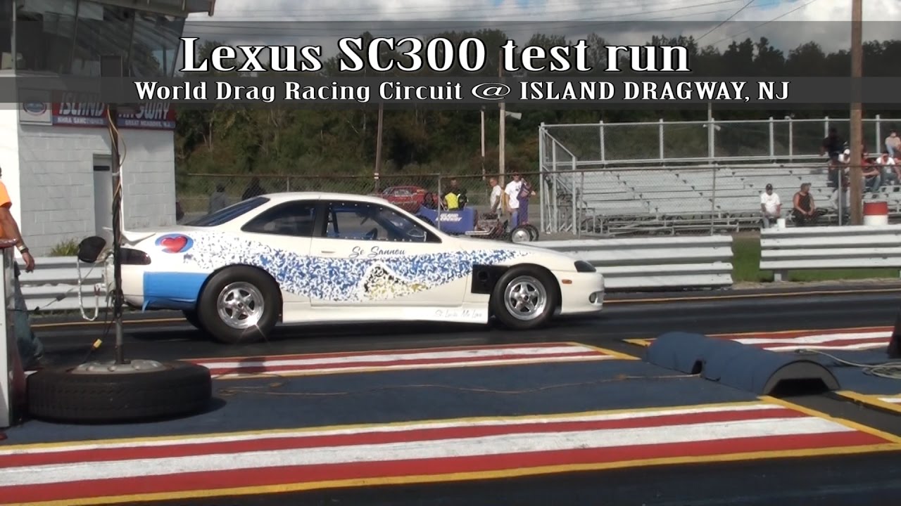 Lexus SC300 1/4 mile test run