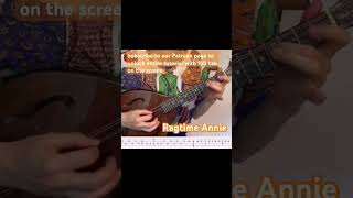 Ragtime Annie - Mandolin Tutorial #shorts #mandolin