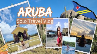 Aruba Travel Vlog | My SECOND Ever SOLO TRIP | 4 days in Oranjestad | Ruins, Nightlife, Beach, Food