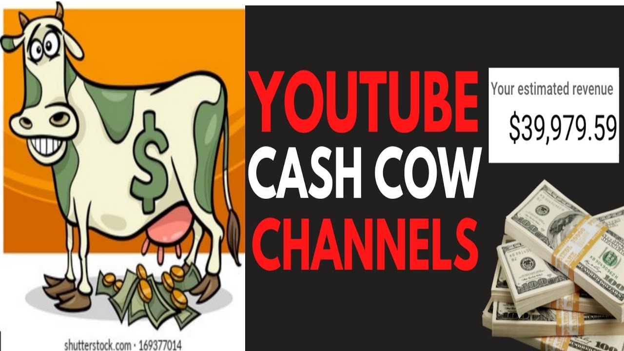Make money online youtube cash cow channels idea Top profitable