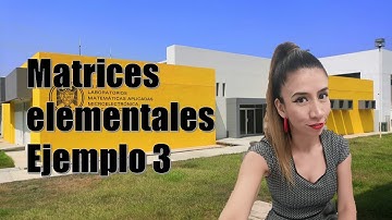 Matrices elementales: Operación a través del producto de matrices elementales inciso b)