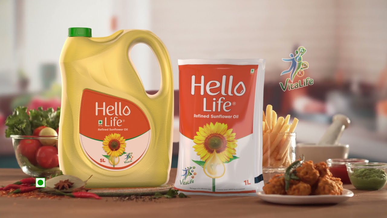 Hello Life Refined Sunflower Oil, Husband & Wife TVC (6 SEC) TELUGU