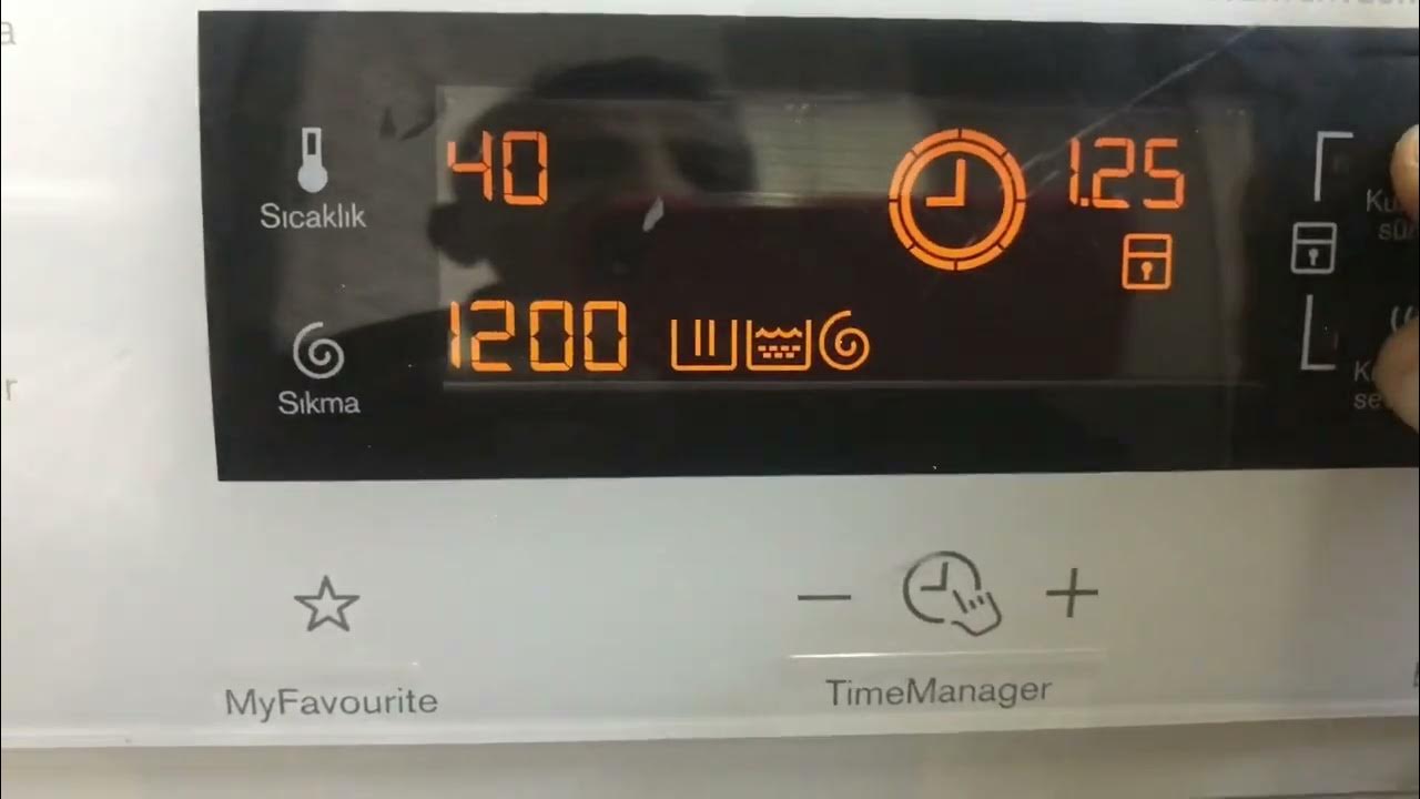 Electrolux EWW 1697 MDW Çamaşır çocuk kilidi washing machine child