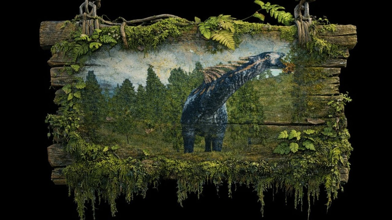 Amargasaurus The cursed dinosaur isle 🌿🌲