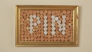 How to Make a Cork Picture Frame
Jasmine Orchard show users how to make a delightful cork board. This board can be used to hang other pictures or for display on its own. Spell out words with white spray painted corks to add some personality to your cork board.
Watch This and Other Related films here: http://www.videojug.com/film/how-to-make-a-cork-board
Subscribe! http://www.youtube.com/subscription_center?add_user=videojugartscrafts
Check Out Our Channel Page: http://www.youtube.com/user/videojugartscrafts
Like Us On Facebook! https://www.facebook.com/videojug
Follow Us On Twitter! http://www.twitter.com/videojug How to Make a Cork Picture Frame