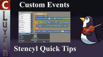 Luyren Stencyl Quick Tips - Use Custom Events