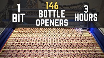 Hobby CNC Router Torture Test: 146 Bottle Openers