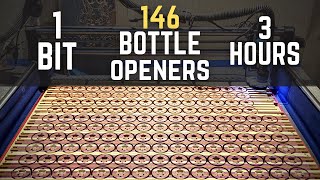 Hobby CNC Router Torture Test: 146 Bottle Openers