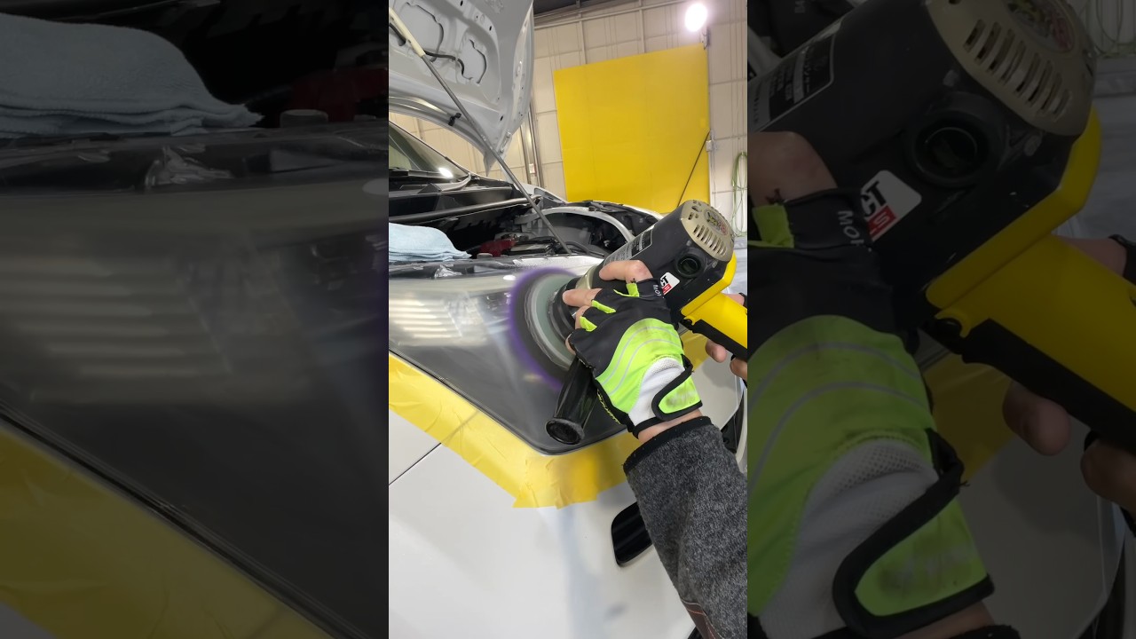 ヘッドライト研磨