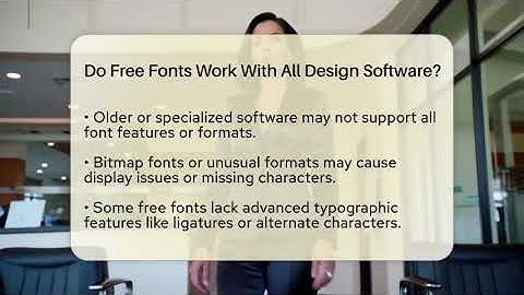 Do Free Fonts Work With All Design Software? - Graphic Design Nerd