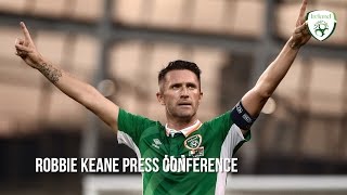 Robbie Keane's last Press Conference for the Republic of Ireland