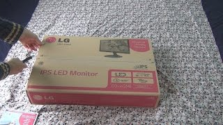 Unboxing and test of newest lg 24 inch (60 cm) ips display - the model
24mp55. gorgeous to watch work, after some fine-tuning in th...