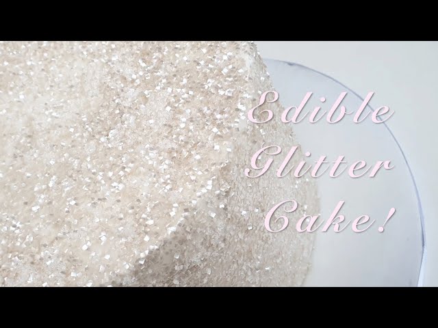 Black Edible Glitter Flakes - Country Kitchen SweetArt