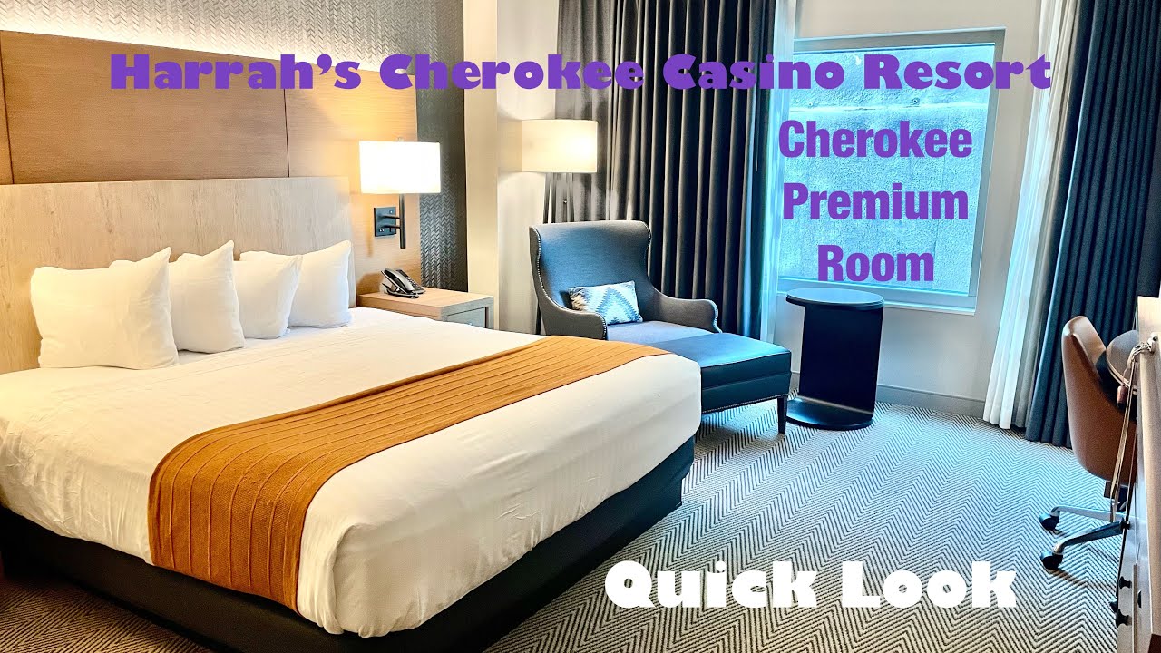 Harrah’s Cherokee Casino Resort, NC. Premium Cherokee King room. ￼￼