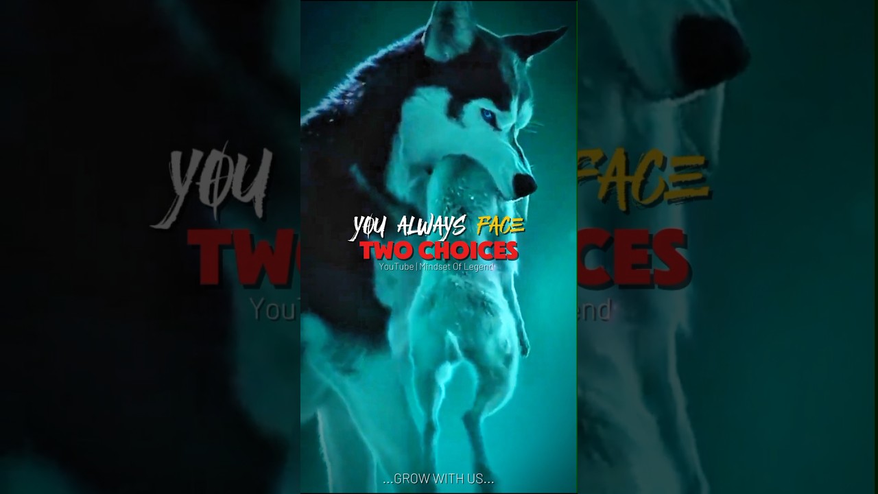YOU ALWAYS FACE TWO CHOICES 🔥😈 