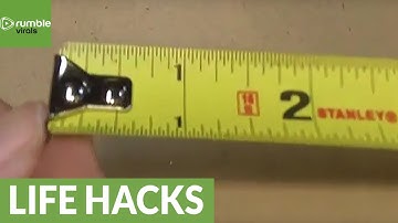 Life hack: 4 helpful ways to use your tape measure