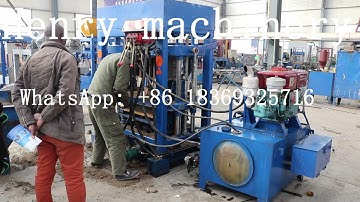 QT4-30 diesel engine block machine.
