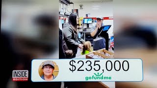 Elderly Woman Falls Down While Delivering Domino's Pizza❤