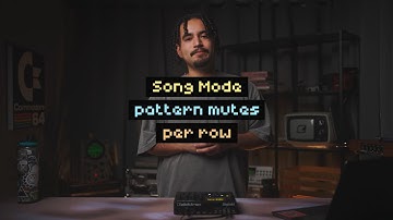 Using pattern mutes per row to quickly arrange a Song on Digitakt // Song Mode Tutorial