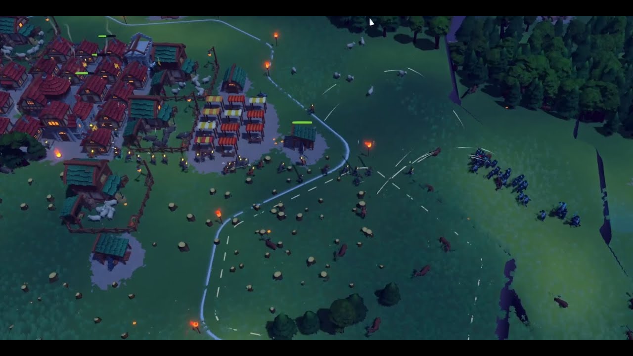 the first few days in Becastled on Map editor mode and on the hardest difficulty