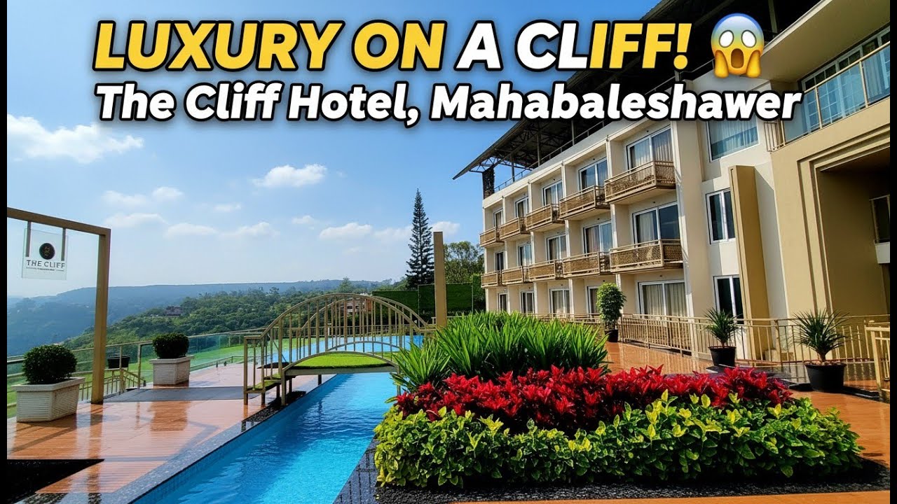 The Cliff Resort Panchgani Mahabaleshwar Review | Luxury 5 Star Resort Tour, Pool, Bar & Night View