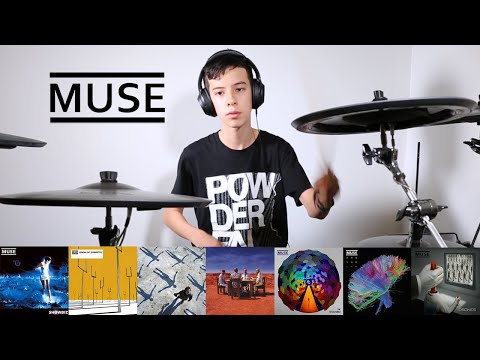 Muse - A 5 Minute Drum Chronology (50 Drum Covers 1999-2015)