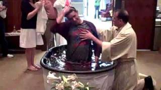 Zack gets baptized!