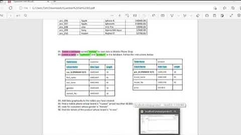 09. Database Management System Task 09 | 1st Year | Java Institute