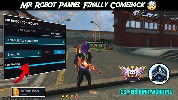 FREE FIRE PANNEL | ANDROID MOBILE PANNEL | MAIN ID SAFE | MR ROBOT | NON ROOT DEVICE MAIN ID SAFE 