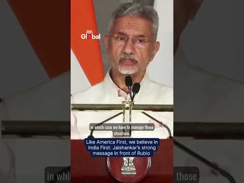“India First” Policy | Jaishankar’s Big Message During Rubio Talks #SJaishankar #MarcoRubio #shorts