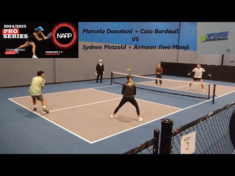 North America Pickleball Pro | Marcela Donatoni + Caio Bardauil VS Sydnee Metzold + Armaan Jiwa