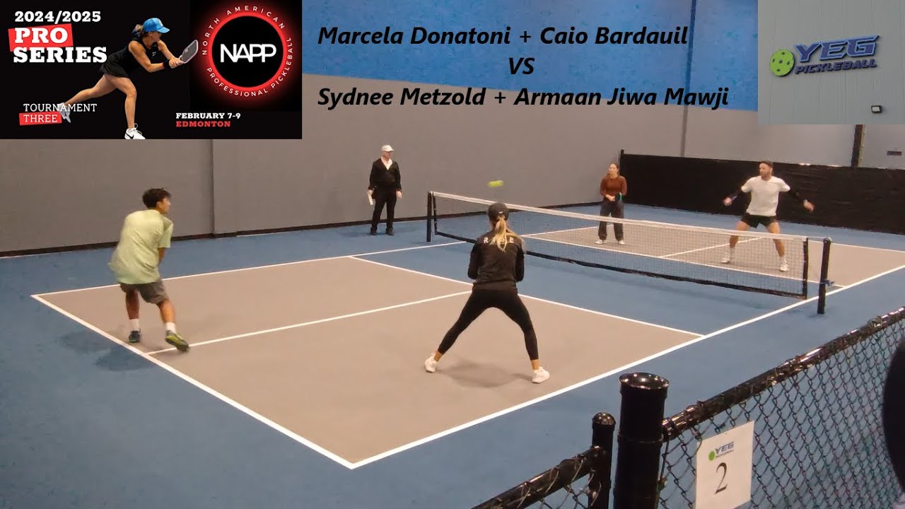 North America Pickleball Pro | Marcela Donatoni + Caio Bardauil VS Sydnee Metzold + Armaan Jiwa
