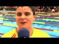 ENRIQUE FLORIANO Y CARLA EN NATACION ZARAGOZA