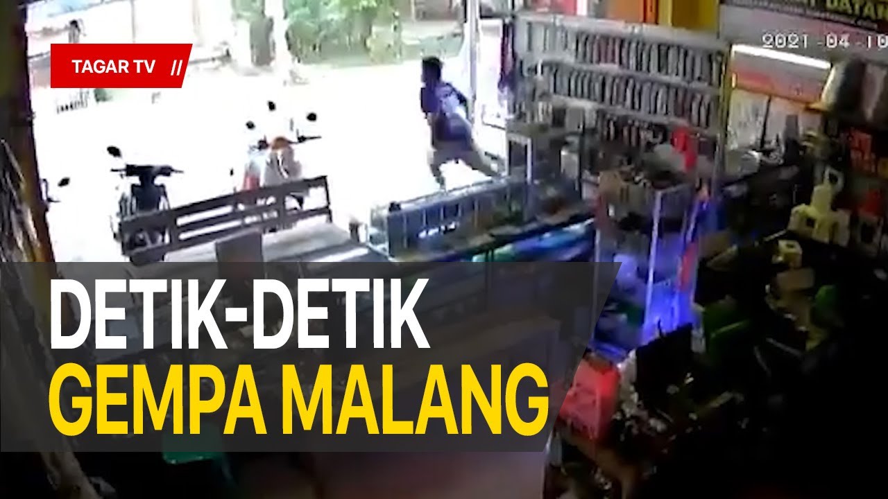 Detik-detik Gempa Guncang Kota Malang, Jawa Timur, Sabtu 10 April 2021 | Tagar