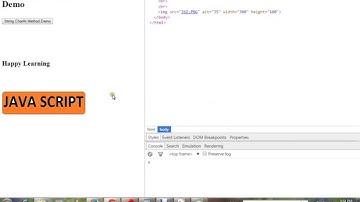 STRINGS CHARAT METHOD IN JAVASCRIPT   DEMO