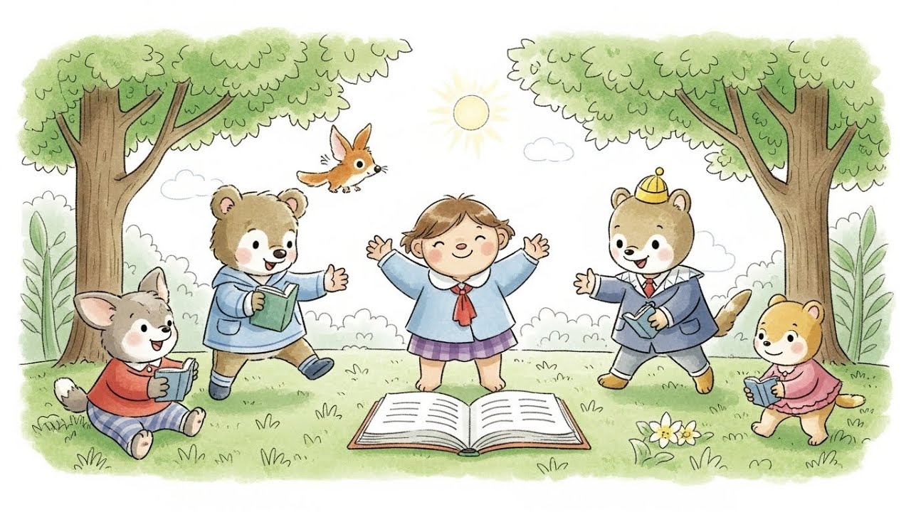 Zuzu Giraffe’s Tall Adventure 🌳 | Fun Learning Song for Kids | Jungle Exploration Rhyme