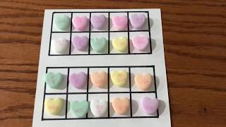Counting with double 10 frames and beyond.