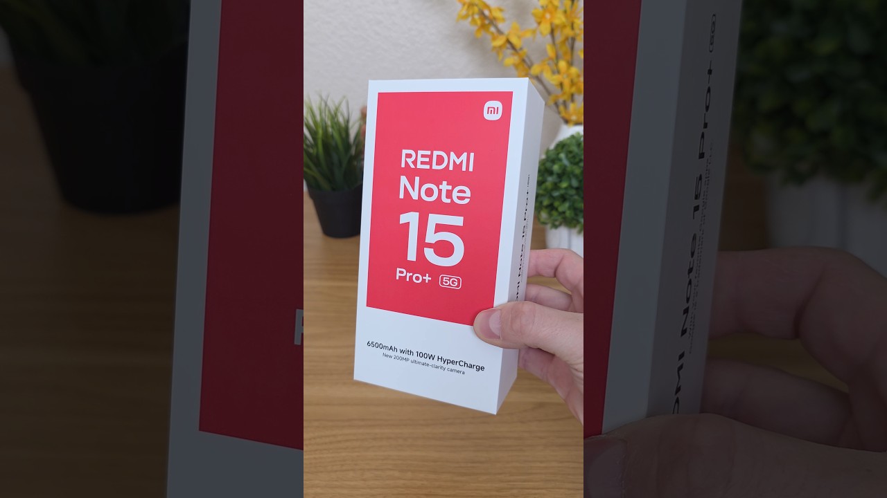Redmi Note 15 Pro+ (Glacier Blue) Unboxing - YouTube