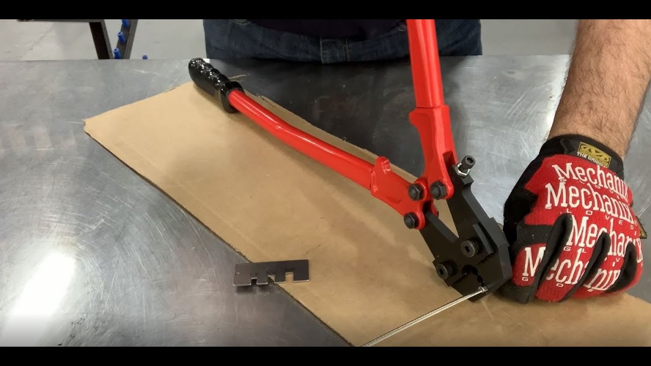How to Use the HandiSwage Hand Swage Tool YouTube