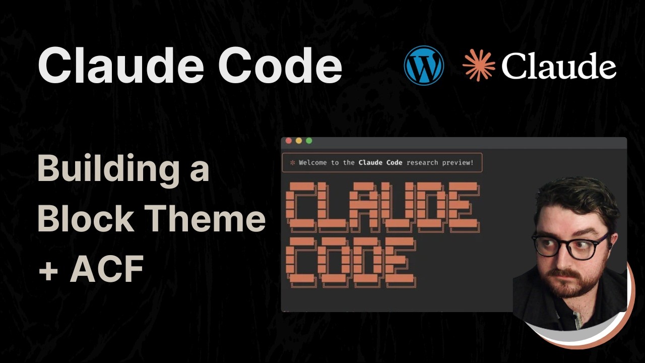 Claude Code Live Build: Create a Directory and Block Theme