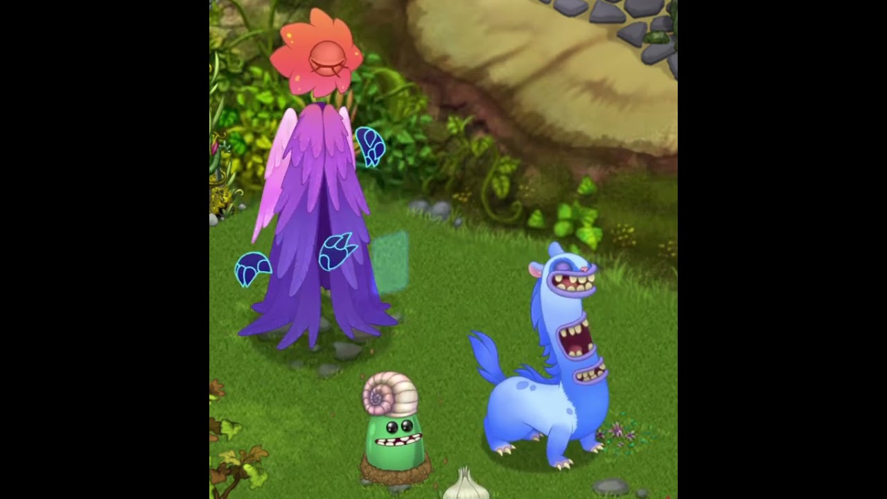 Blarret and Auglur on plant island mod