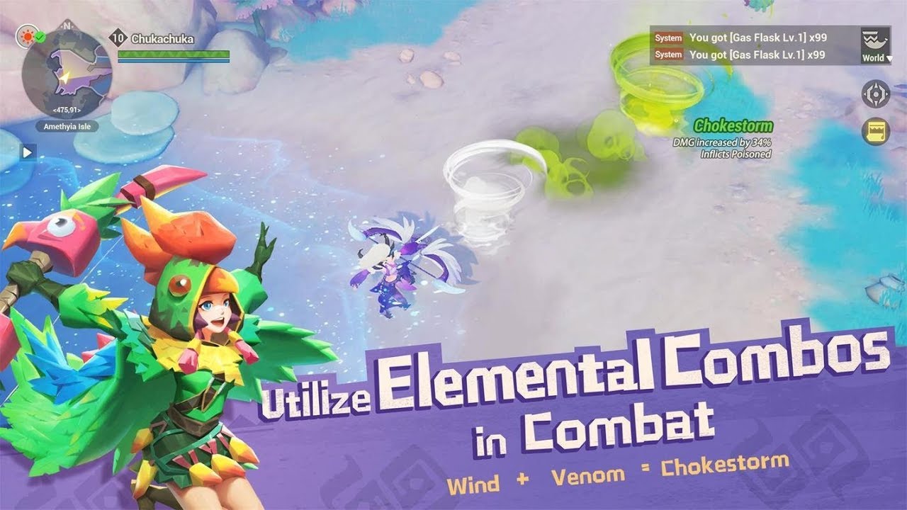 Dawn Of Isles: Fantasy MMORPG By NetEase Beta Test Gameplay